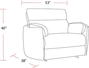 Radius Xl - Extra Wide Power Glider Recliner (Set of 2)