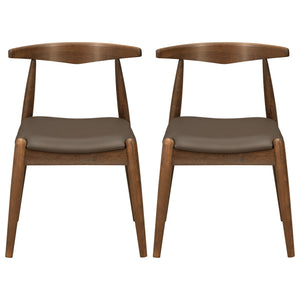 Dining Chairs With Ergonomic Backrest (Set of 2)