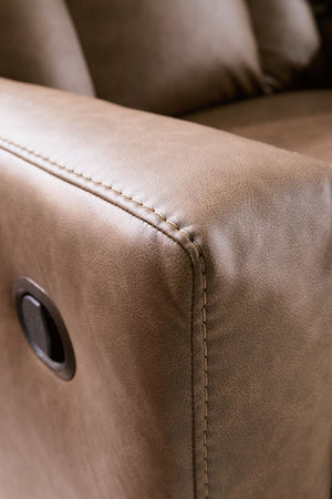 Mackmenville - Double Reclining Loveseat With Console