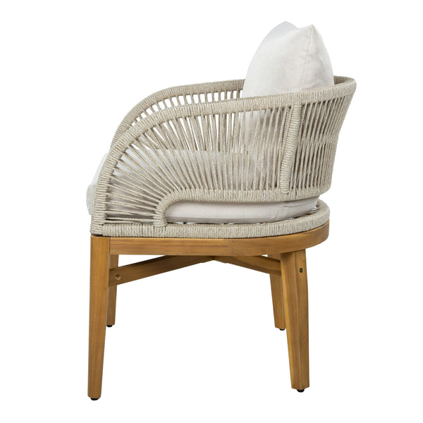 Outdoor Dining Chairs With Cushion (Set of 2)