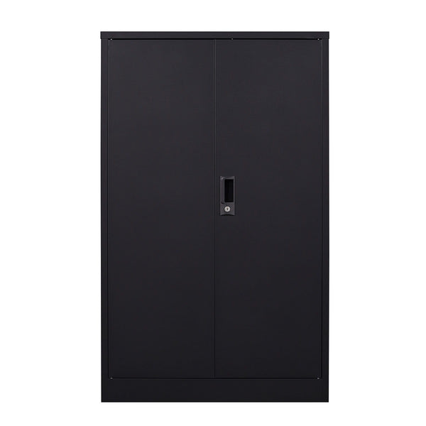Metal Storage Cabinet With Locking Doors And Adjustable Shelf, Folding Filing Storage Cabinet, Folding Storage Locker Cabinet For Home Office, School, Garage