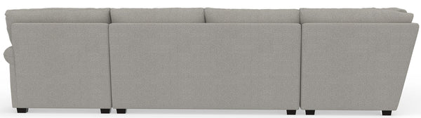 Livingston - Sectional With Comfort Coil Seating, 40" Cocktail Ottoman And Accent Pillows Included