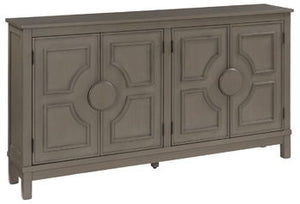 Darlock - Accent Cabinet - Warm Gray