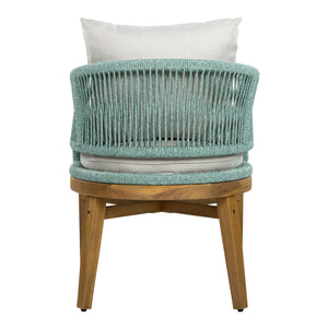 Outdoor Dining Chairs With Cushion (Set of 2)