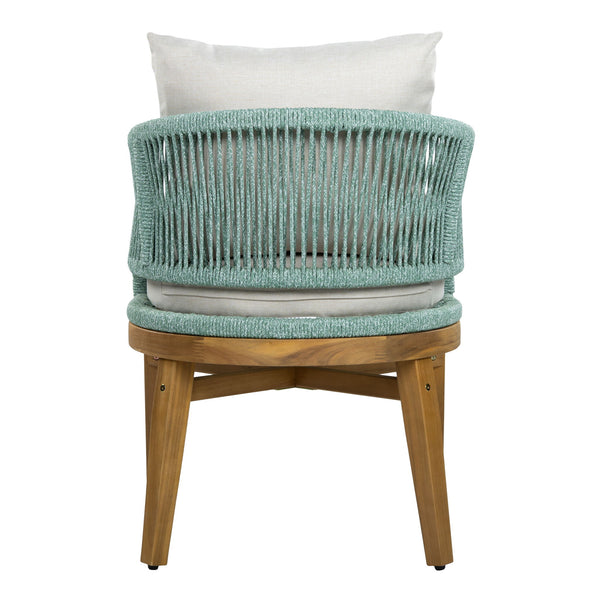 Outdoor Dining Chairs With Cushion (Set of 2)