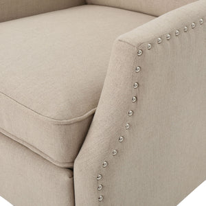 Westeros Wing Back Fabric Upholstered Recliner
