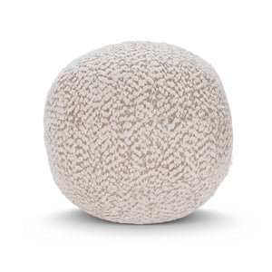 Maris - Round Pillow - Ivory / Natural