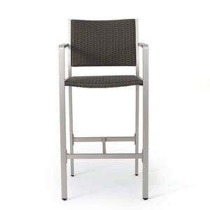Outdoor Rust Proof Aluminum Barstools (Set of 2)