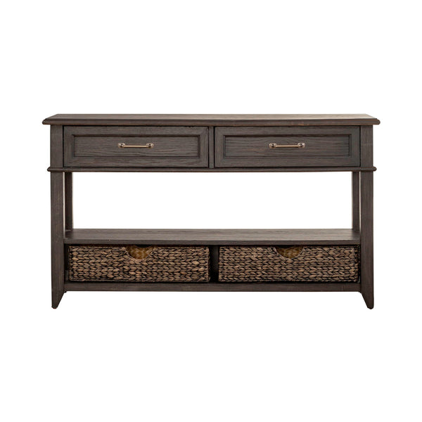 Mill Creek - 2 Drawer Sofa Table - Peppercorn