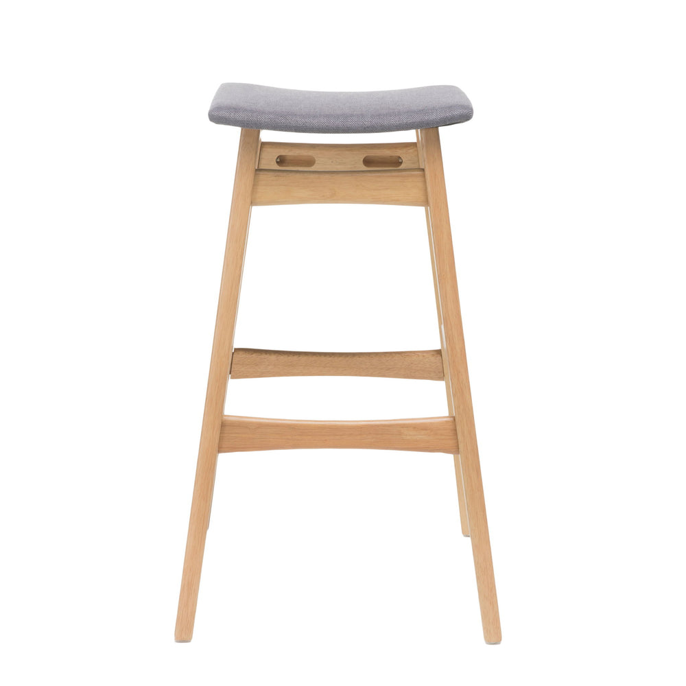 Modern Bar Stool Set With Upholstered Seating