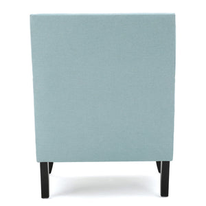 Serenada - Upholstered Fabric Club Chair With Nailhead Trim And Tapered Birch Legs