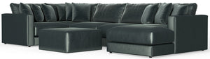 Remington - Modular Sofa And Cocktail Ottoman - Pine