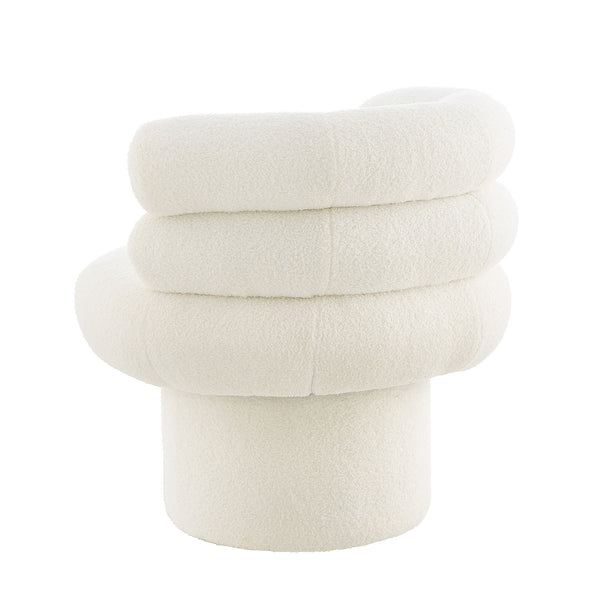 Round Swivel Accent Chair For Living Room