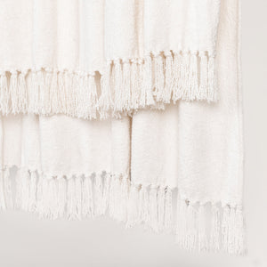 Aria - 50" x 70" Boucle Throw - Ivory