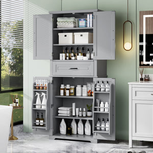 Bathroom Storage Cabinet With Drawer And Adjustable Shelf