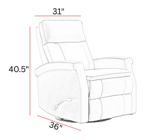 Bristol - Swivel Glider Recliner (Set of 2)