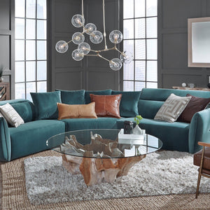 Hailey - Coffee Table - Natural White Wash