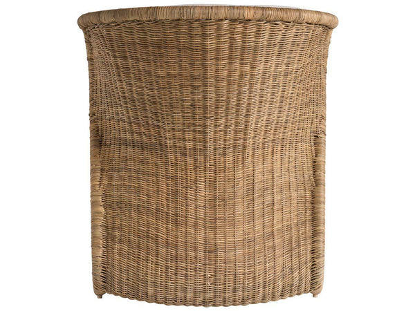 Oasis - Lounge Chair - Light Brown / White