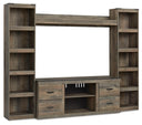 Trinell - 4-Piece Entertainment Center With 60" TV Stand