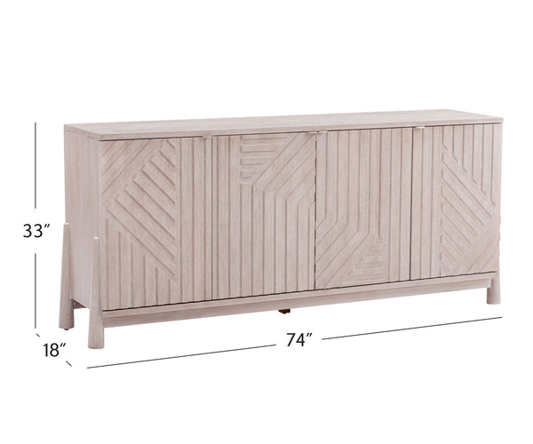 Horizons - Server - Cerused White Oak
