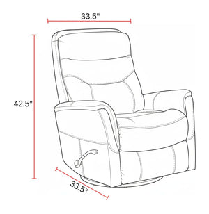 Gemini - Swivel Glider Recliner (Set of 2)