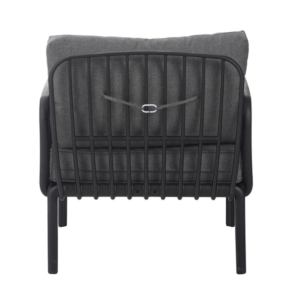 Outdoor Patio Club Chair, Waterproof Thick Cushion Deep Seating