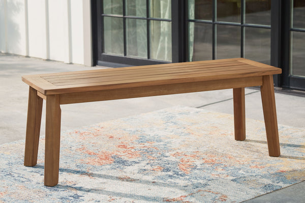 Janiyah - Bench - Light Brown