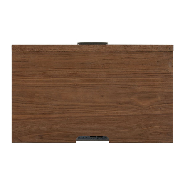Century Modern - Nightstand With Charging Station - Walnut