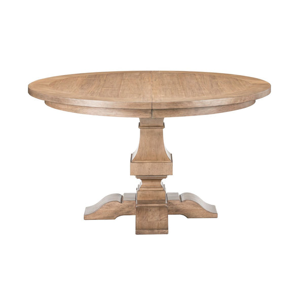 Haven Hills - Pedestal Table - Camel Beige