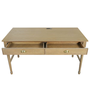 Modern Writing Desk With Drawers For Home Office