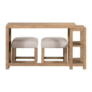 Corso - 3 Piece Console Set - Natural & Concrete