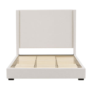 Hampton - Upholstered Platform Bed With Tall Headboard