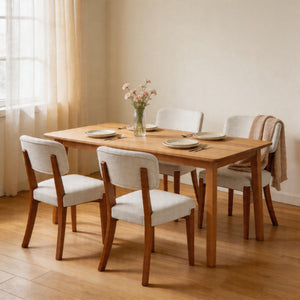 Contemporary Armless Dining Chairs (Set of 2)