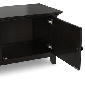 Amherst - Low TV Media Stand - Hickory Brown