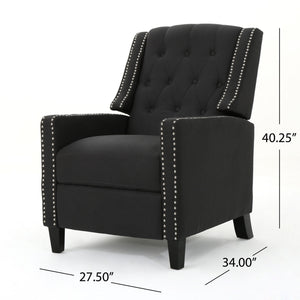 Classic Fabric Push Back Chair