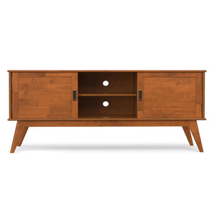 Draper - Handcrafted Mid Century Low TV Media Stand