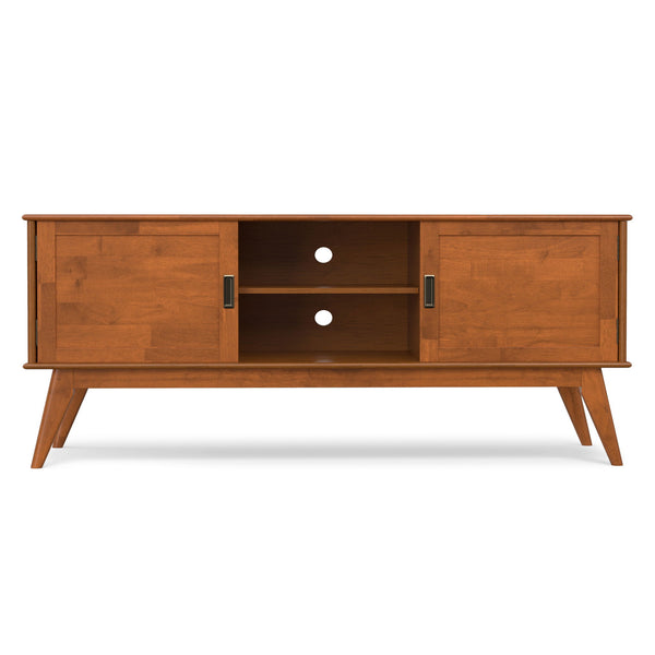 Draper - Handcrafted Mid Century Low TV Media Stand