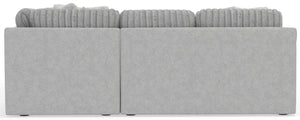 Logan - Upholstered Sectional With Comfort Coil Seating And Accent Pillows Included
