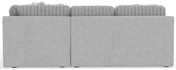 Logan - Upholstered Sectional With Comfort Coil Seating And Accent Pillows Included