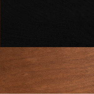 Fireplace TV Stand Console For TVs Up To 100" - Black / Bourbon