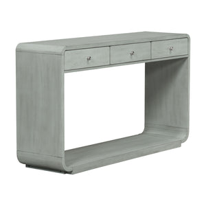Console Table With 3 Drawers And Display Shelf