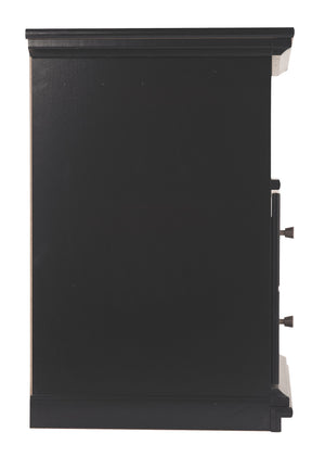 Maribel - One Drawer Night Stand - Black