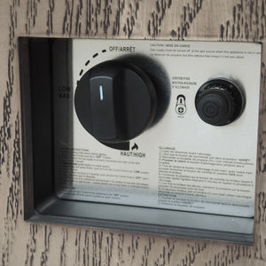 Wellington Square Iron Fire Pit With Wood Pattern Design And 50, 000 Btu Output