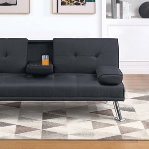 Adjustable Sofa With Fold Down Table And Cup Holders