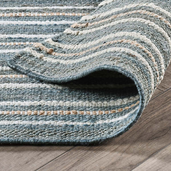 Del Mar - 2.6' x 8' Rug - Aqua Blue / Multi