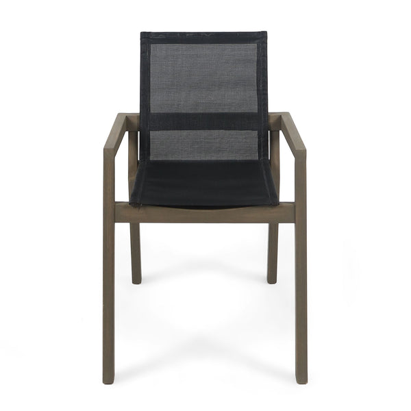 Belfast - Dining Chair With Acacia Wood Frame And Seating (Set of 2)