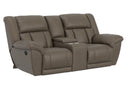Sentinel - Lay Flat Reclining Loveseat With Extended Ottoman