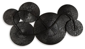 Rhetlen - Wall Decor - Black / Gold Finish