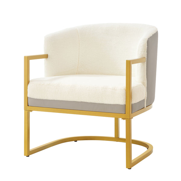 Upholstered Reading Accent Armchair For Living Room