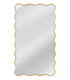 Freya - Floor Mirror - Antique Gold Leaf